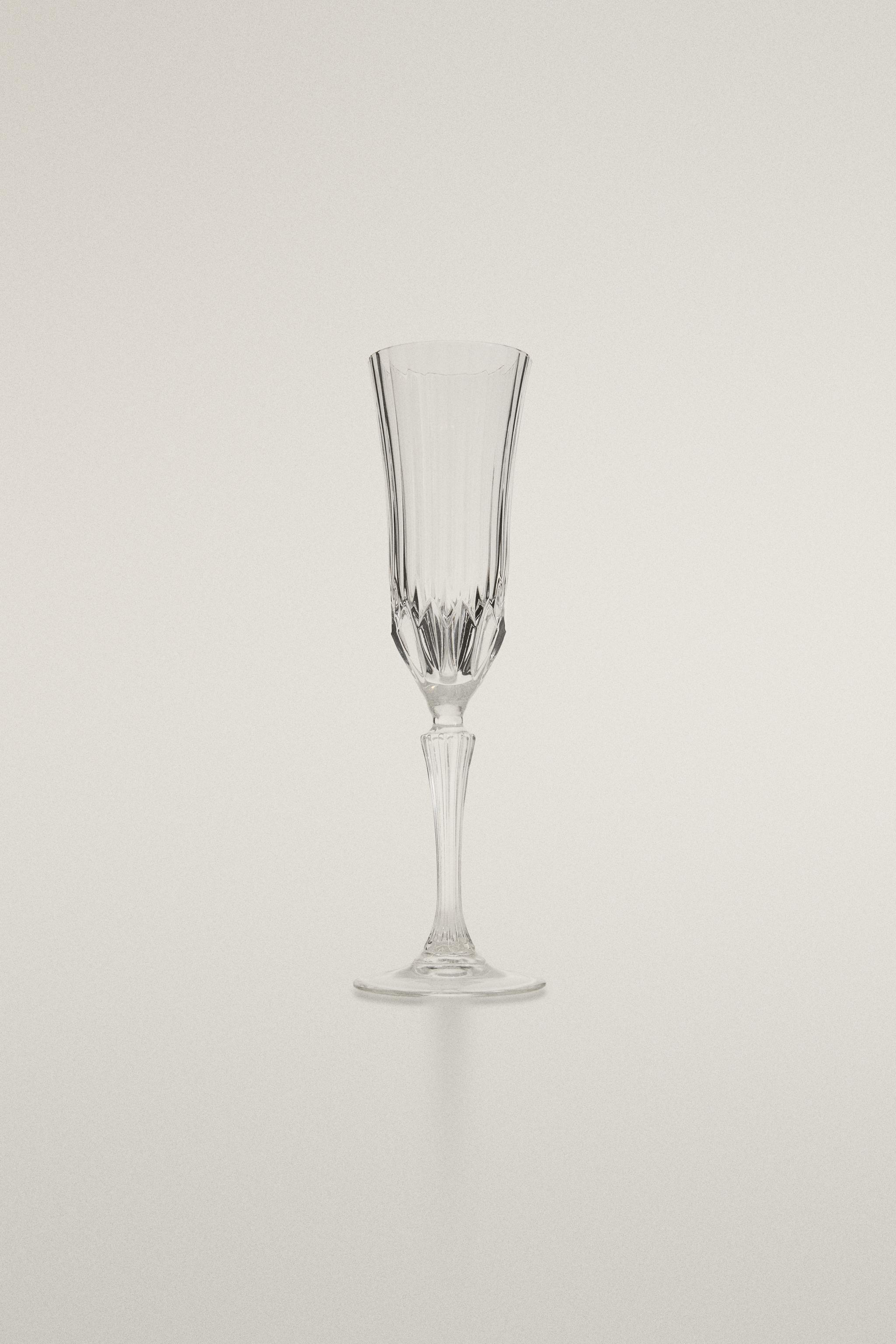 FLÛTE CRISTALLIN EFFET TAILLÉ